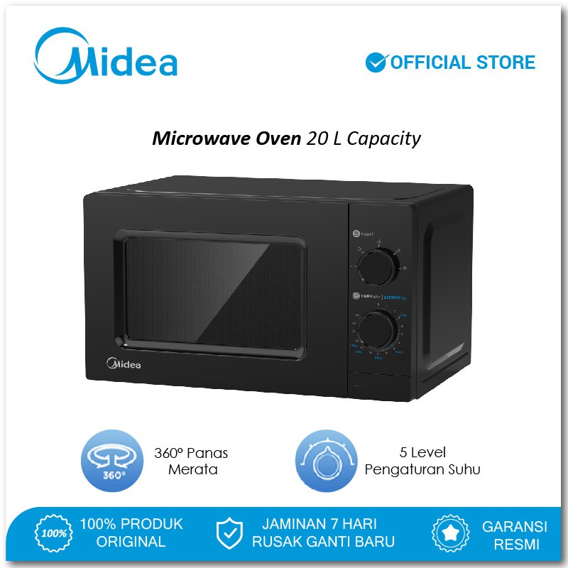 Midea Microwave Oven 20L MM720C2GS | Shopee Indonesia