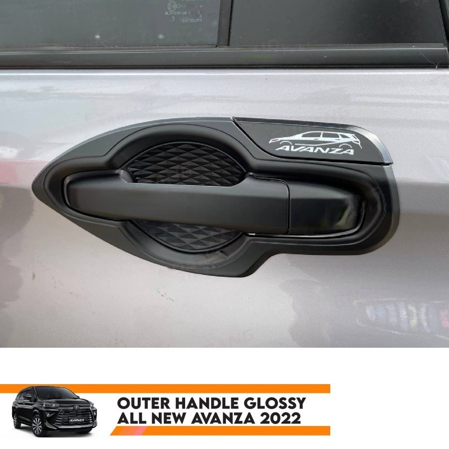 Outer + Cover Handle Avanza Black Doff 2022