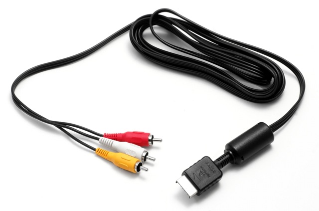 Kabel AV RCA PS2 PS3 ORI