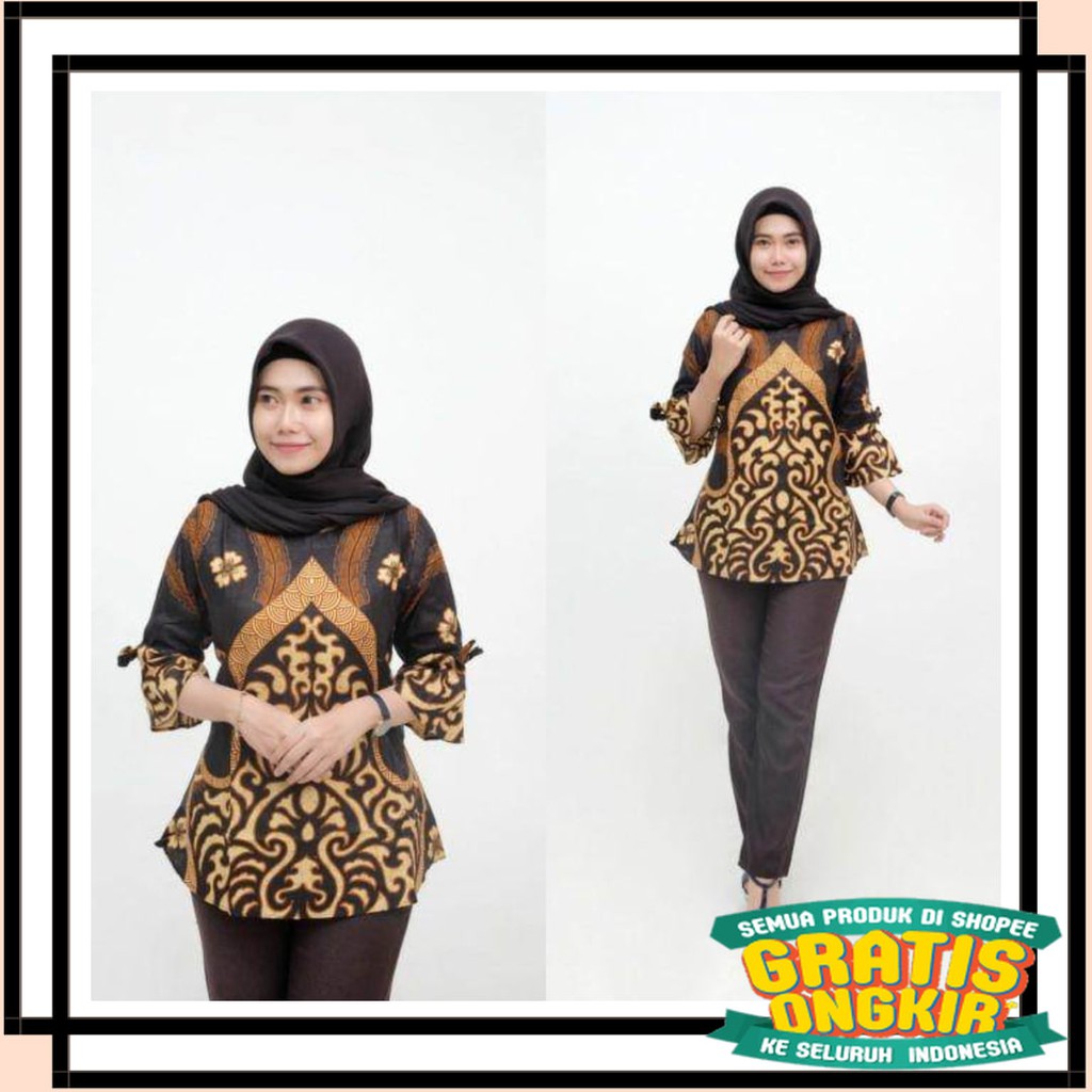 BUAT KONDANGAN ARISAN PERNIKAHAN COUPLE PASANGAN / Atasan batik wanita Blouse Mustika