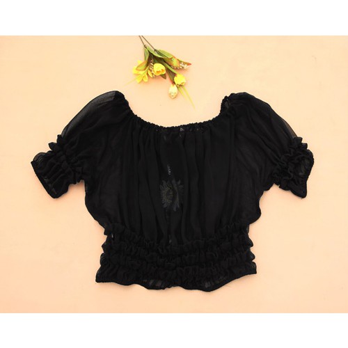 Black Blouse Import Korean Fashion 19286506