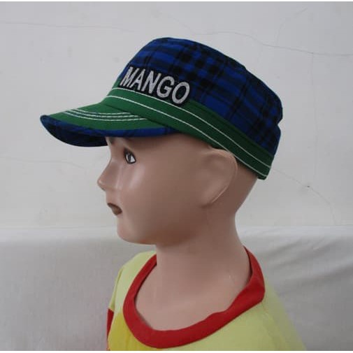 Topi komando Kapten Kapitan Anak Bayi Balita Motif Garis Warna