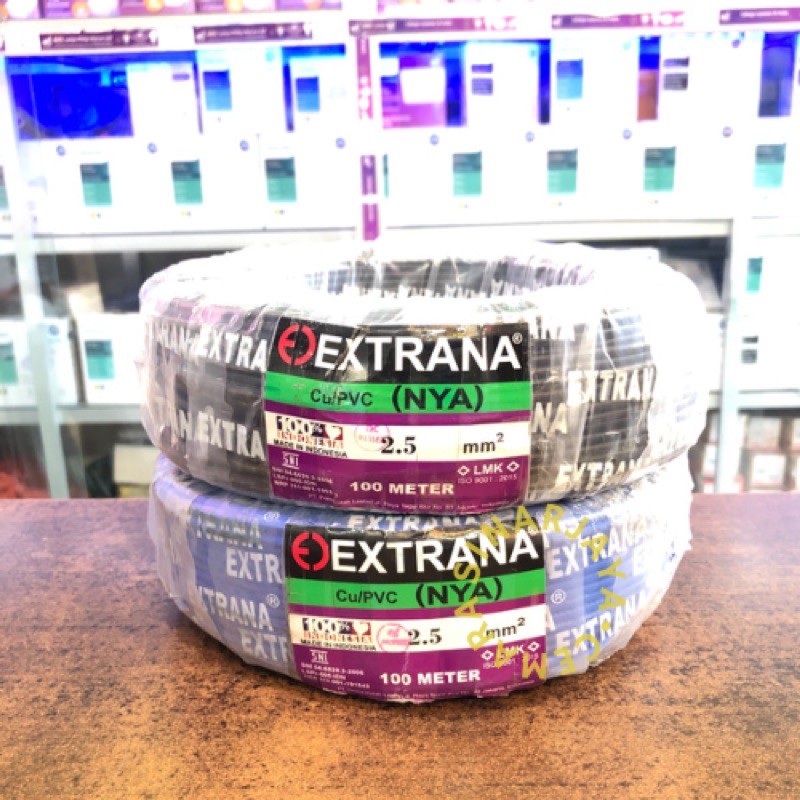 Kabel Listrik Tunggal NYA 2.5mm EXTRANA 100 Meter