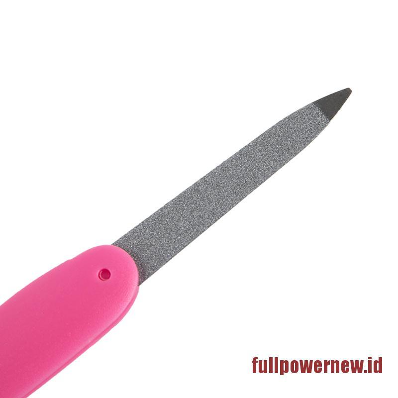 【COD】7.5cm Metal Stainless Steel Folding Nail File Exfoliating Tool Nail Tool