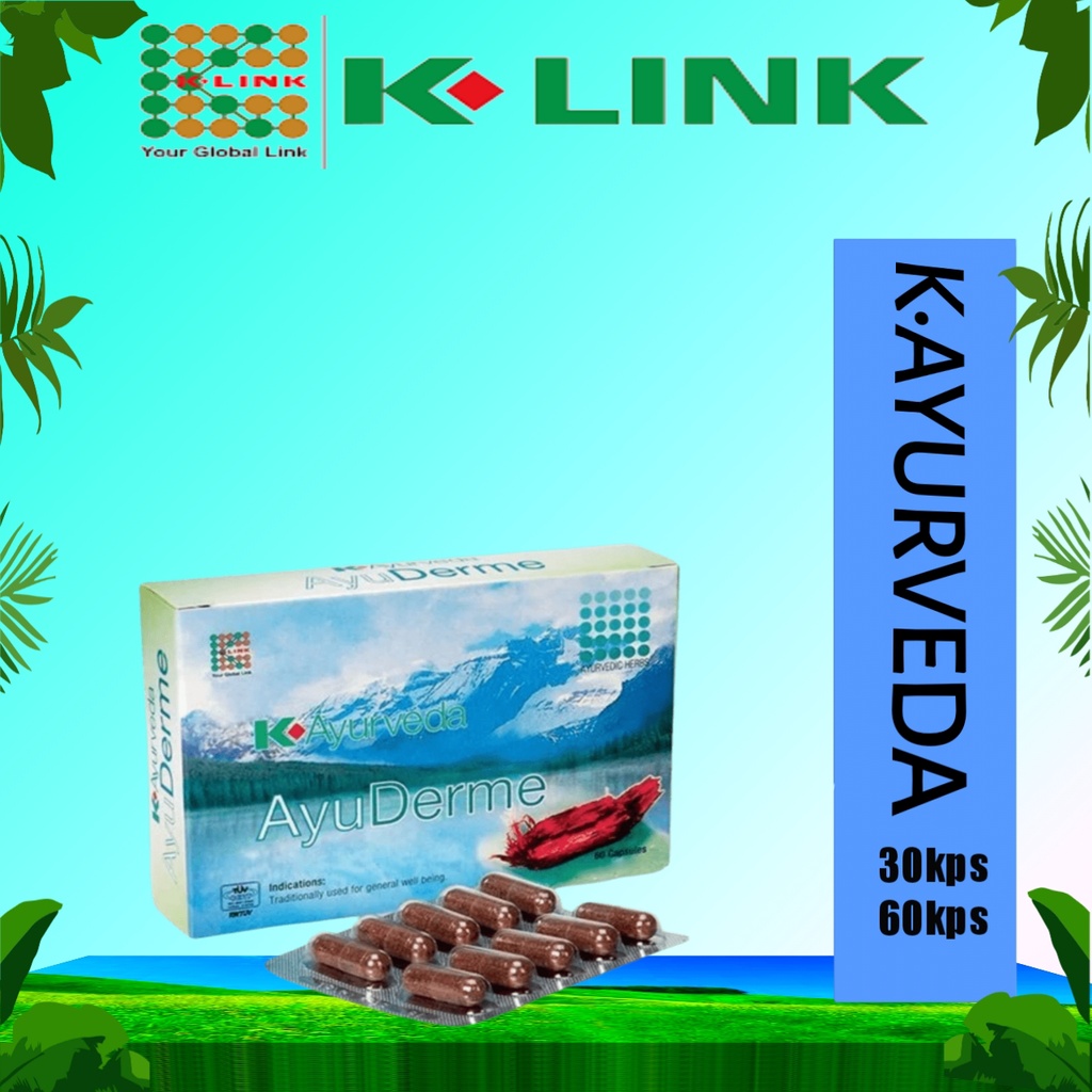 

K-AYURVEDA AYUDERME ORIGINAL K-LINK ALERGI KULIT LUKA BERCAK