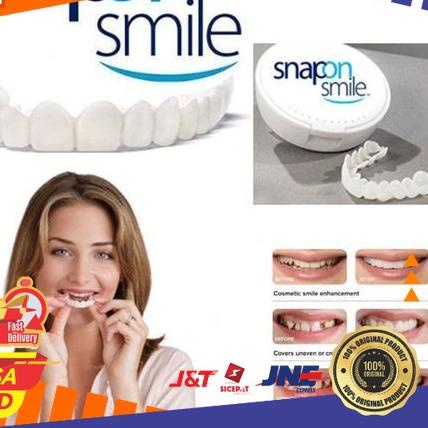 ⭐️⭐️BIG S ALE⭐️ ⭐️ORIGINAL  SEPASANG ATAS + BAWAH SNAP ON SMILE GIGI PALSU TERLARIS 100% ORI  SELLER