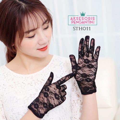 [PRODUK TERLARIS] AKSESORIS PENGANTIN WANITA SARUNG TANGAN WEDDING GLOVES STH011