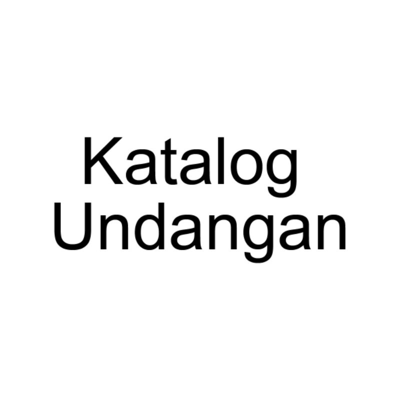 Katalog undangan