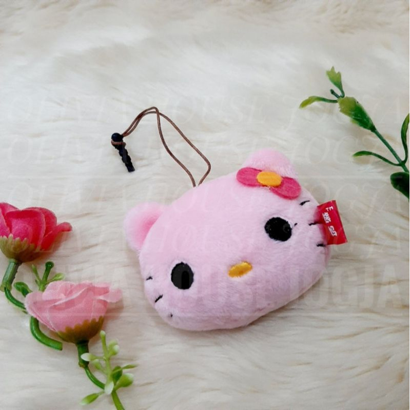 Gantungan Boneka Hello Kitty Pink Gantung HP Hello Kitty Pluggy