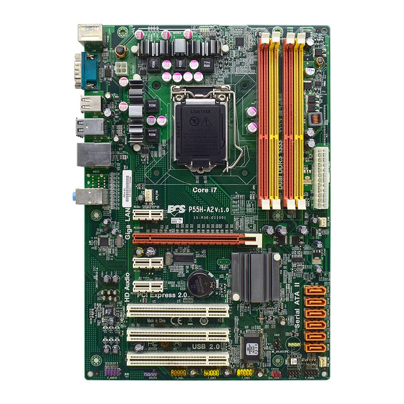 PREORDER Motherboard DDR3 Motherboard 1156 For ECS P55H-A2 LGA 1156 Intel P55 Support Core i7 i5 Pro
