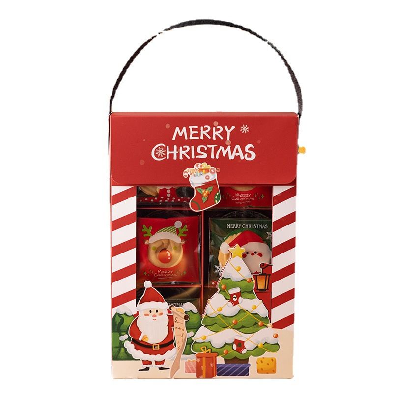 5pcs BOX TENTENG SEKAT 6 NATAL KOTAK SEKAT HAMPERS MERRY CHRISTMAS BK-N70