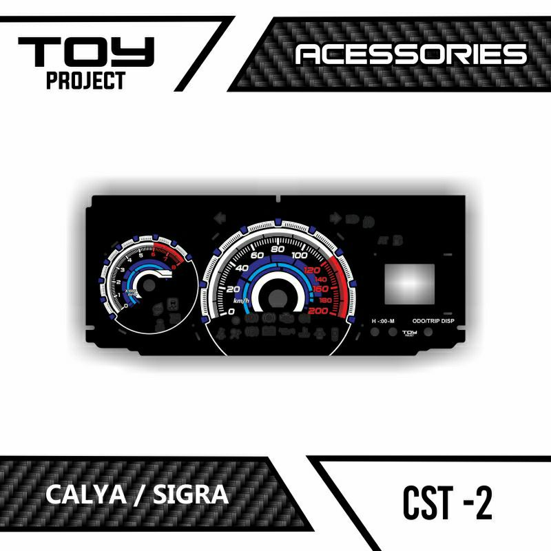 Panel speedometerCALYA SIGRA CUSTOM + LED