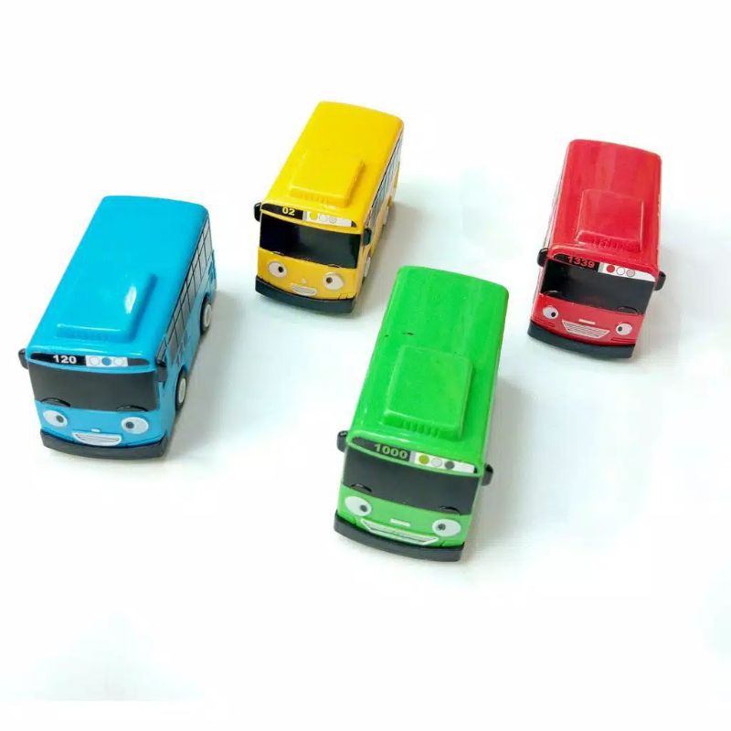 6699 - 62 mainan anak edukasi bus tayo isi 4 pcs kemasan box / mainan mobil tayo isi 4pcs warna