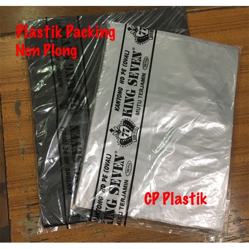 Plastik Packing Non Plong King Seven | Shopping Bag Uk. 25x35 (isi +/- 100 lbr)