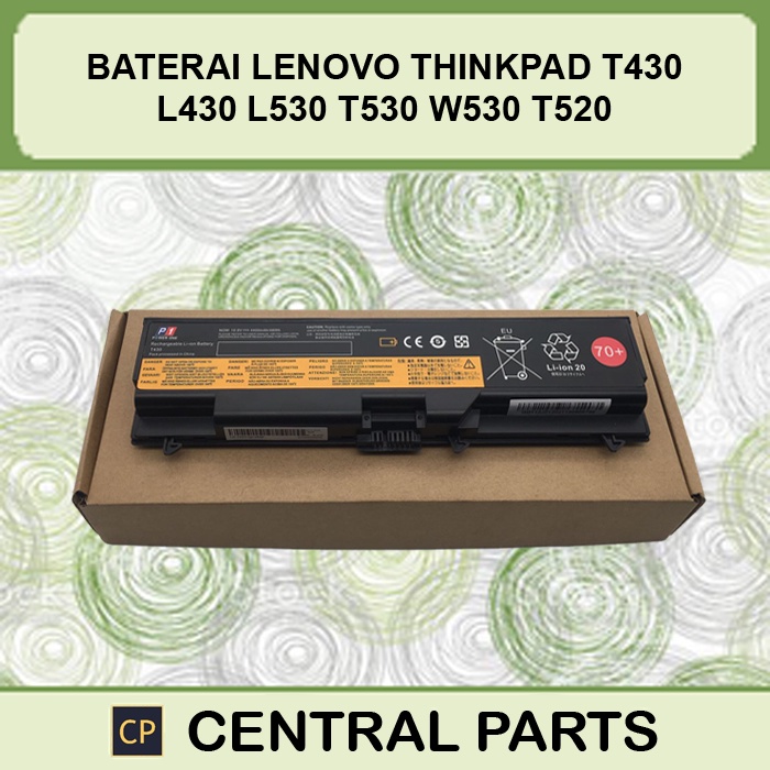 Baterai Lenovo Thinkpad T430 T530 W530 T520 L430 L530