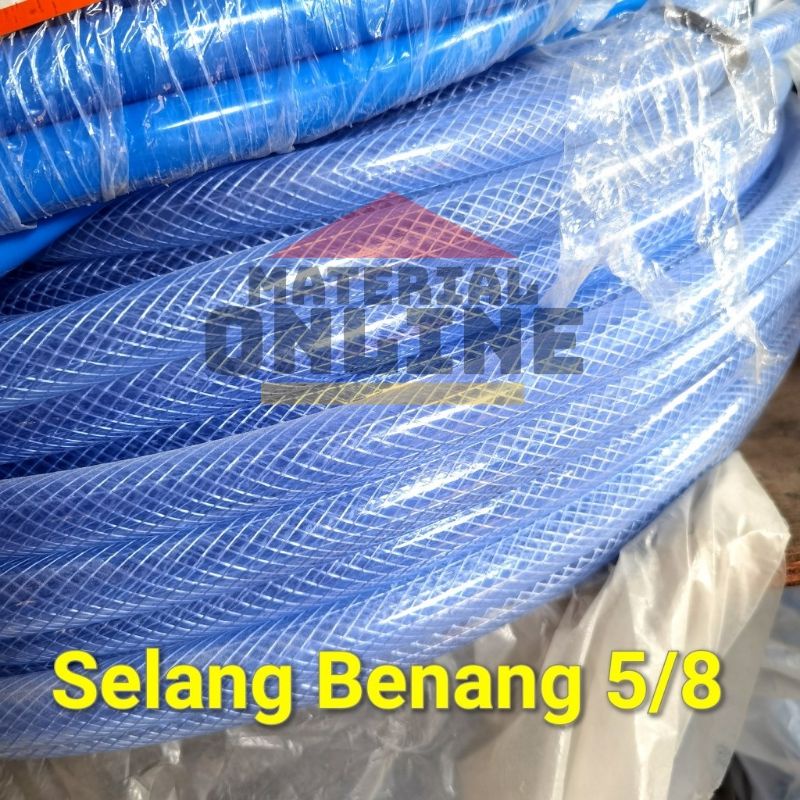 Jual Selang Air Benang Bening Clear Kaku Transparant Inch Keran Transparan Trans Keran