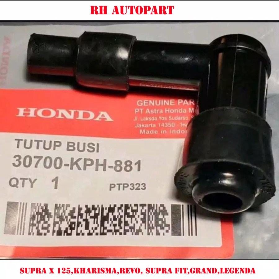 Tutup Busi Supra x 125 / tutup busi kharisma / tutup busi revo / supra fit / grand / legenda kph