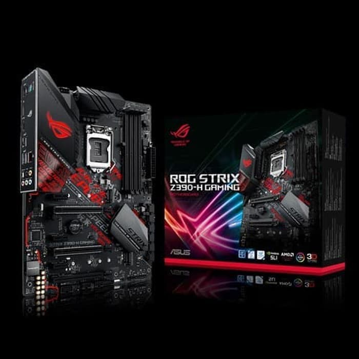 Asus Rog Strix Z390 H Gaming Socket 1151 Gen 9 Gen 8 Shopee Indonesia