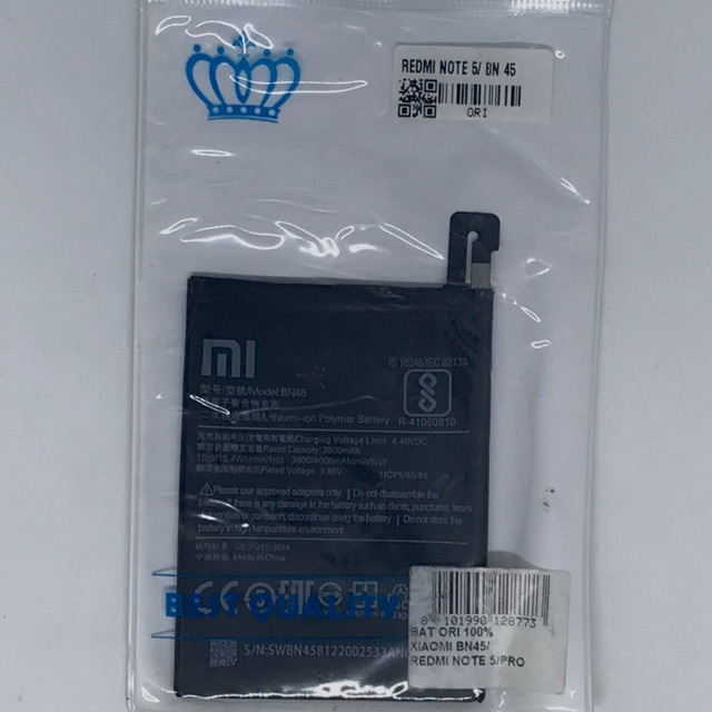 BATERAI BATRE BATTERY XIAOMI REDMI NOTE 5PRO ORIGINAL