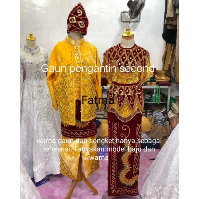 Jual (SECOND)!!! Baju Adat Banjar Payetan Asli Second Set Lengkap Laki ...