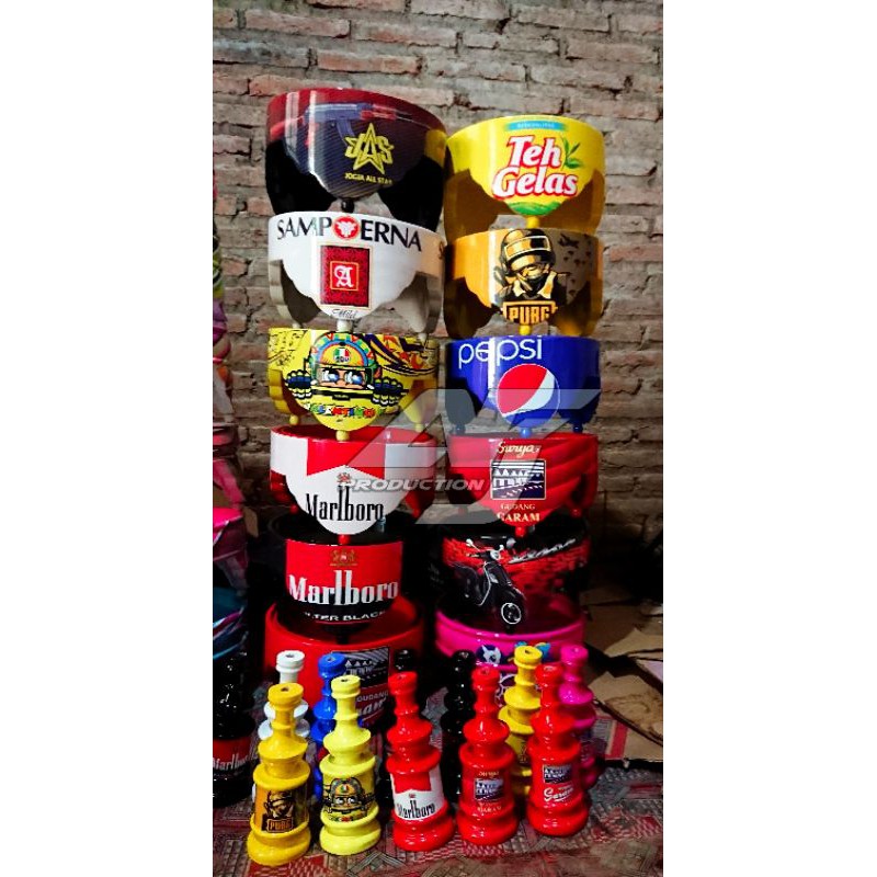 tebok pleci water decal