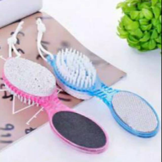 Sikat kaki Batu apung 4 in 1 Pedicure Brush