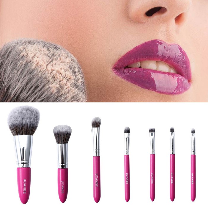 UCANBE 7 Pcs Makeup Brush Set