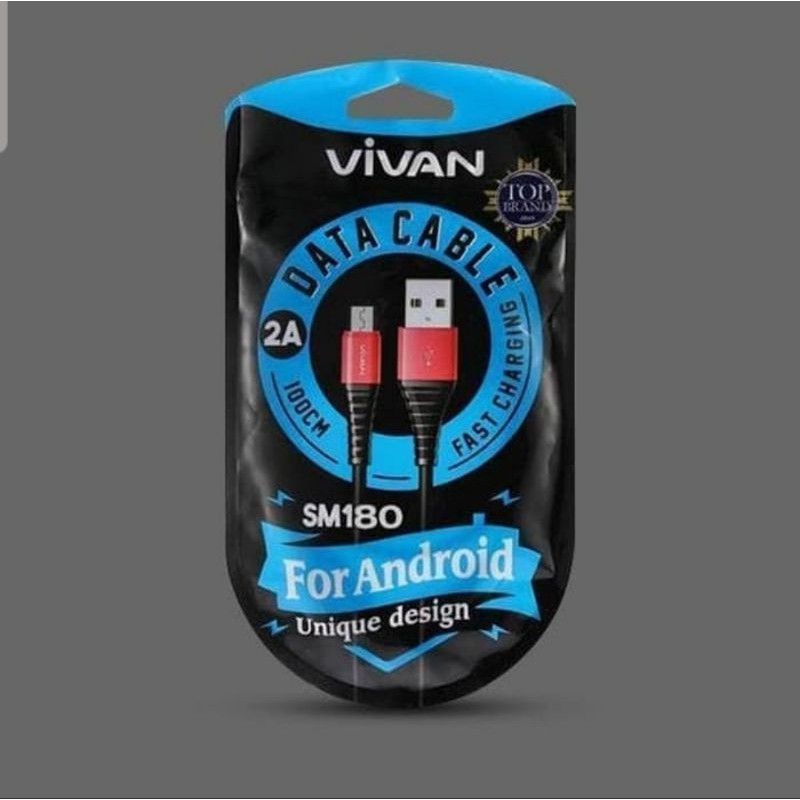 Kabel Data VIVAN SM180 micro usb data cable fast charging