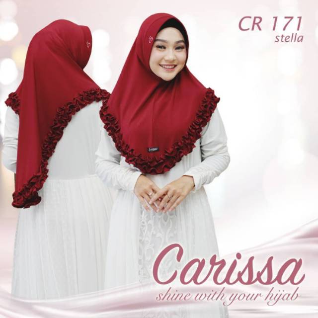 ECER HARGA GROSIR CARISSA CR 171 ORI JILBAB HIJAB TERMURAH PATI PURWODADI REMBANG KUDUS BLORA JEPARA