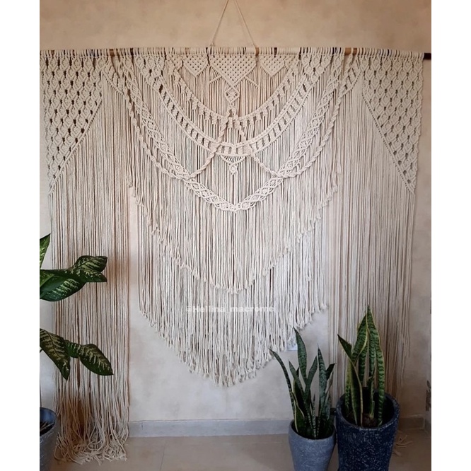 macrame wedding decor