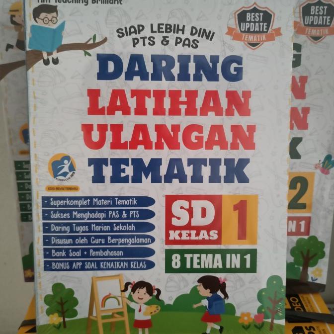 

BUKU TEMATIK KELAS 1 SD - DARING LATIHAN ULANGAN TEMATIK 8 Tema In 1