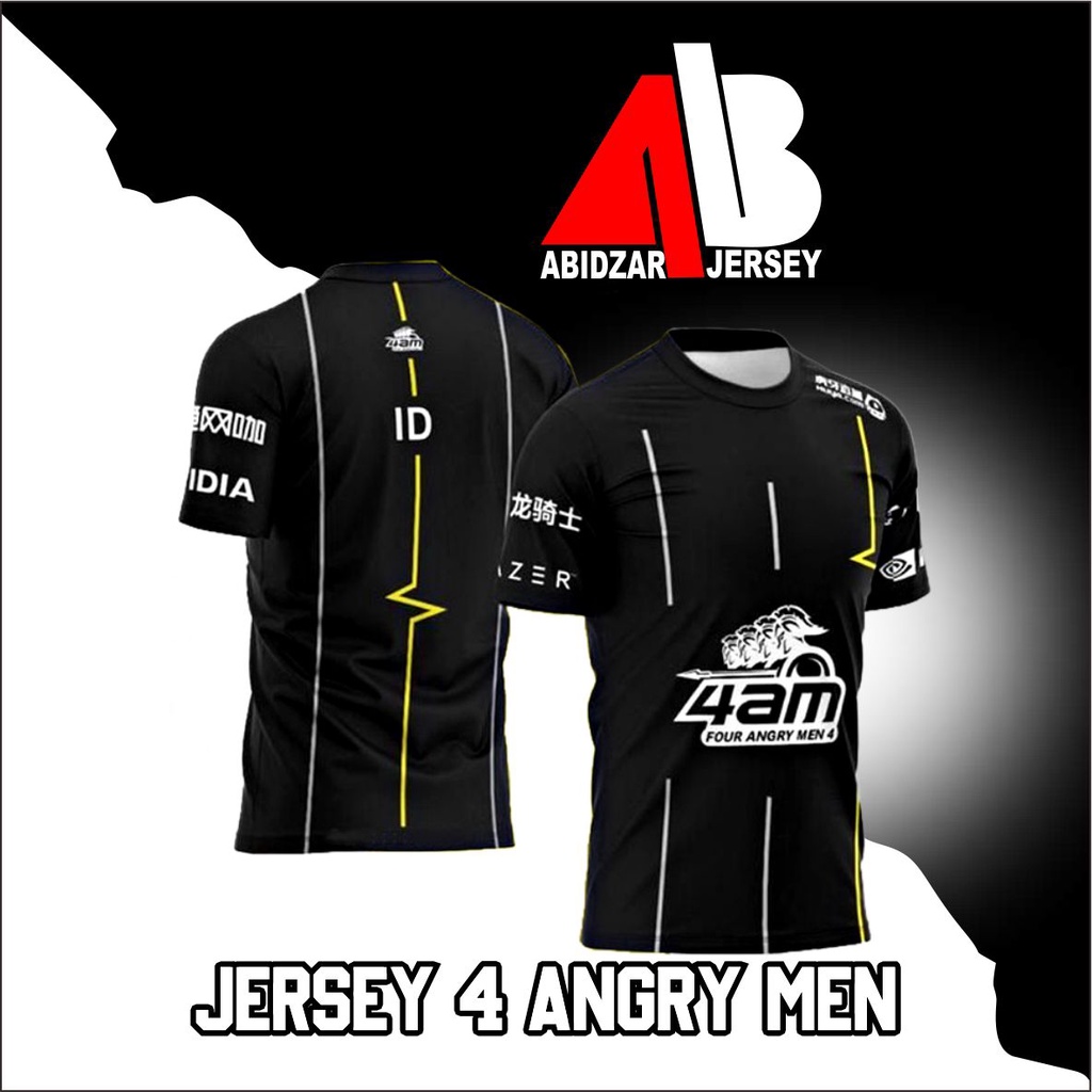 JERSEY 4AM FOUR ANGRY MEN GAME PUBG TERBARU