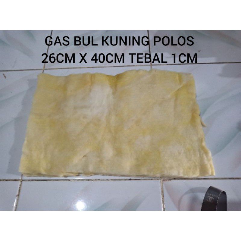 Glasswool gasbul kuning peredam knalpot