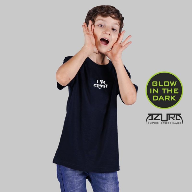 Kaos Anak Superhero Azura Glow In The Dark