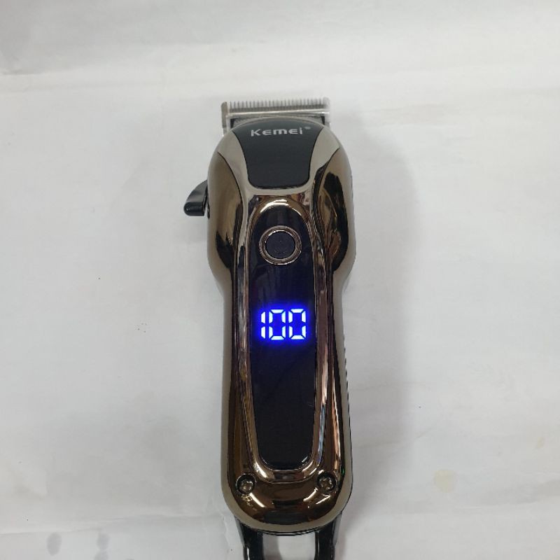 Alat Mesin Cukur Rambut Pria Dewasa Anak Kliper Murah Terbaik Hair Clipper Kemei KM 1990 Cas Bagus