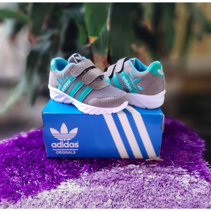 Sepatu Adidas Grade Original Premium Quality Anak Laki Laki Perempuan Sepatu Sneaker Anak Balita Umur 1 2 3 4 5 6 7 8 9 10 Tahun Sepatu Anak import
