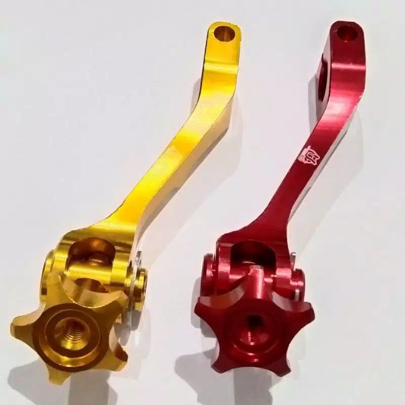 Paha rem matic cnc warna red dan gold honda yamaha