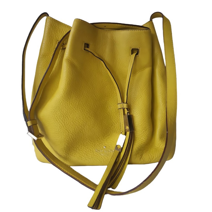 Tas Selempang Wanita Serut Kate Spade Kuning Sling Bag Kulit Kate Spade Limelight