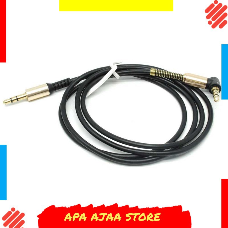 Paling Dicari ! Kabel AUX Audio 3.5mm Male to 3.5mm Male HiFi L Shape