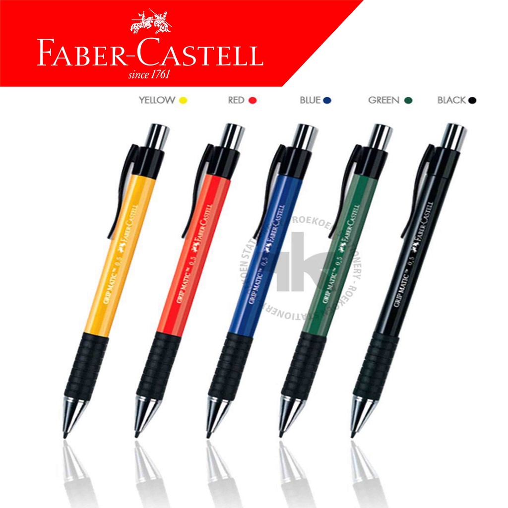 

Faber Castell Pensil Mekanik 0.5mm Grip Matic 1318