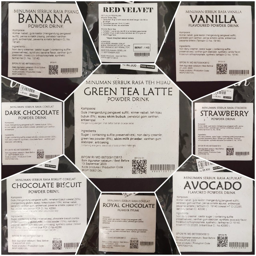 

VERLIN POWDER DRINK 1KG / MINUMAN / BUBUK MINUMAN / BUBUK MINUMAN KEKINIAN / BUBUK MINUMAN RASA