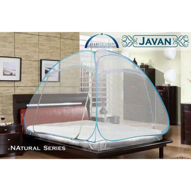 Javan bed canopy natural series - kelambu lipat modern