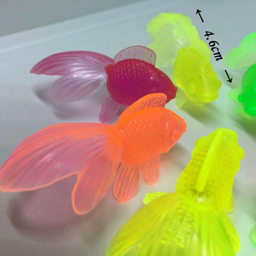Suyo 10pcs Mainan Mandi Bayi Mini Ikan Mas Fish Shower Beach Game
