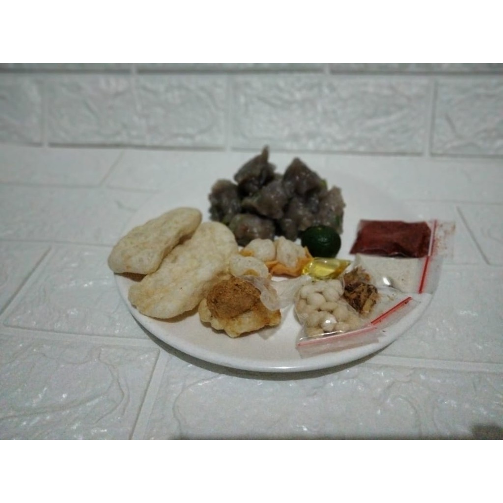 

boci baso cirawang extra pedas kuah instan komplit