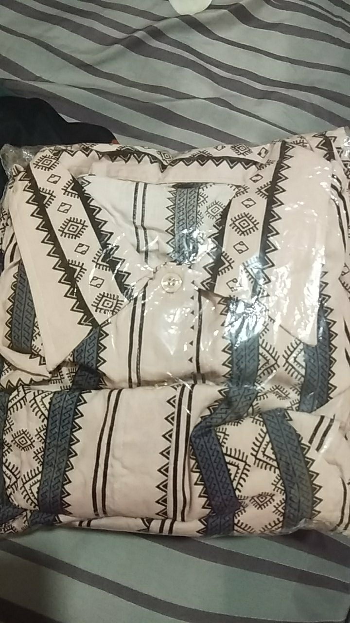 Adiba Set Ld 140 Setelan Tunik Busui Katun Rayon Etnik Batik Jumbo Casual Premium By Mayra