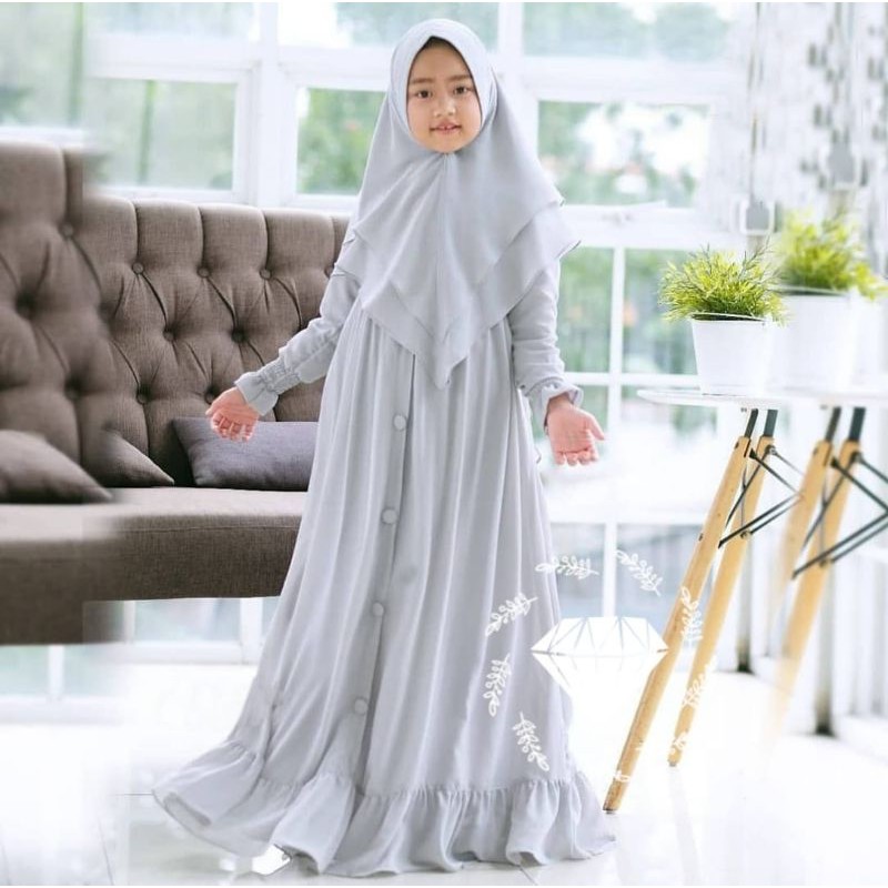 BAJU GAMIS ANAK PEREMPUAN TERBARU 2022 BAJU ANAK USIA 3 4 5 6 TAHUN GAMIS ANAK PEREMPUAN MUSLIMAH 3-