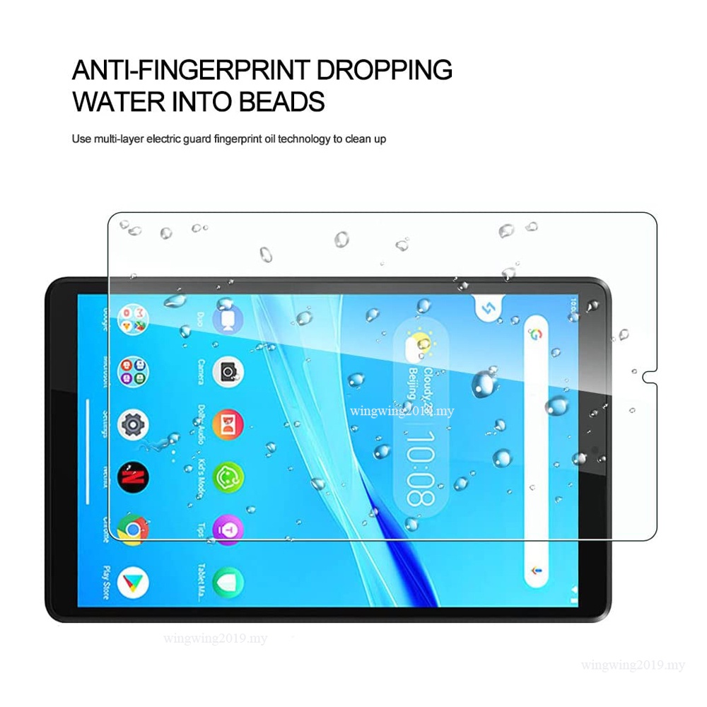 (2 Pak) Pelindung Layar Tempered Glass Full Cover Untuk Tablet Lenovo Tab M8 (HD) 8.0 2019 TB-8505F TB-8505X