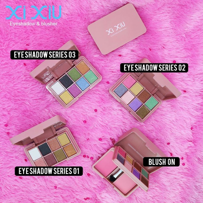 Xi Xiu Eyeshadow & Blush On Makeup