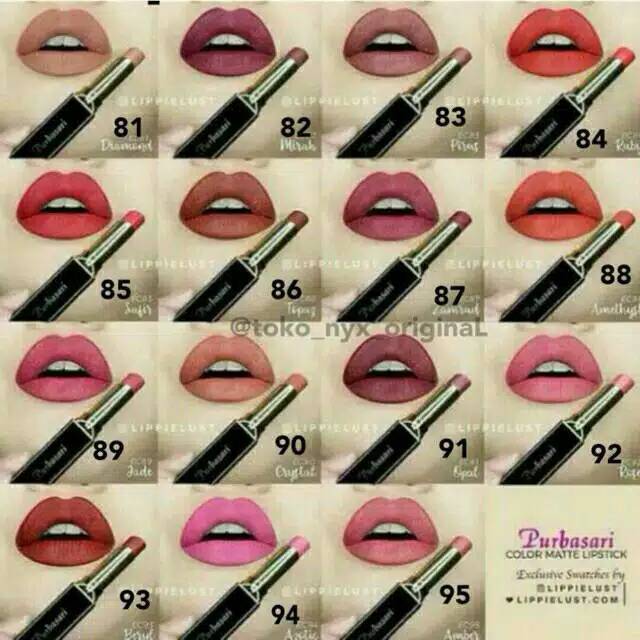 PURBASARI COLOUR MATTE LIPSTIK