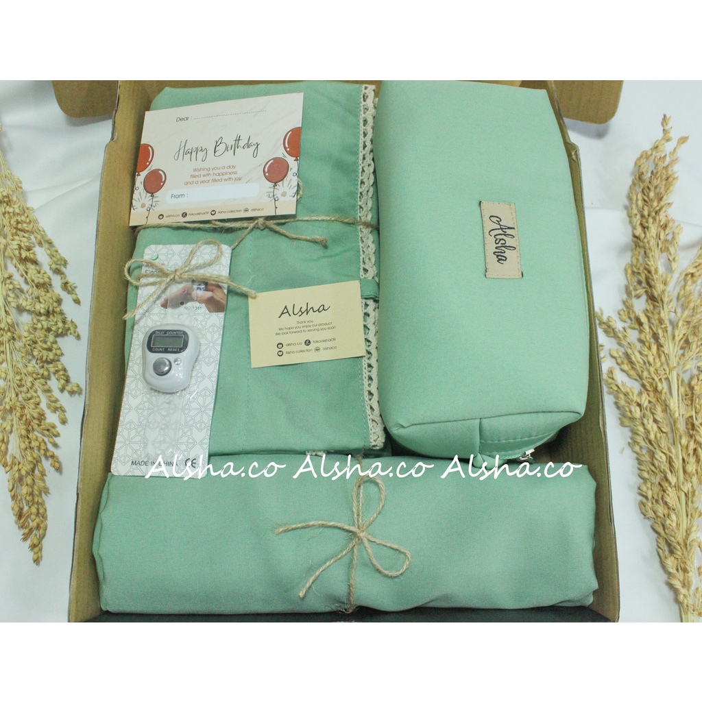 Hampers Mukena/Gift Box/Kado Alat Solat Mukenah 2 in 1 Pouch